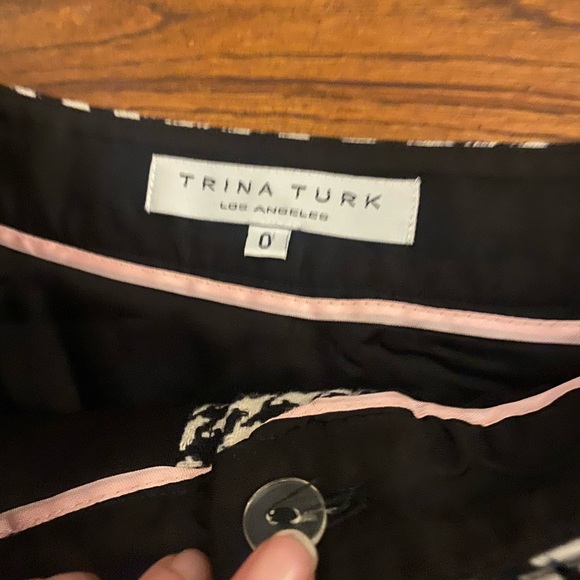 Trina Turk Gingham skirt size 0 - Picture 4 of 4